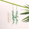 Natural Crystal Stone Handmade Tassel Earrings - Tiktok Live E75