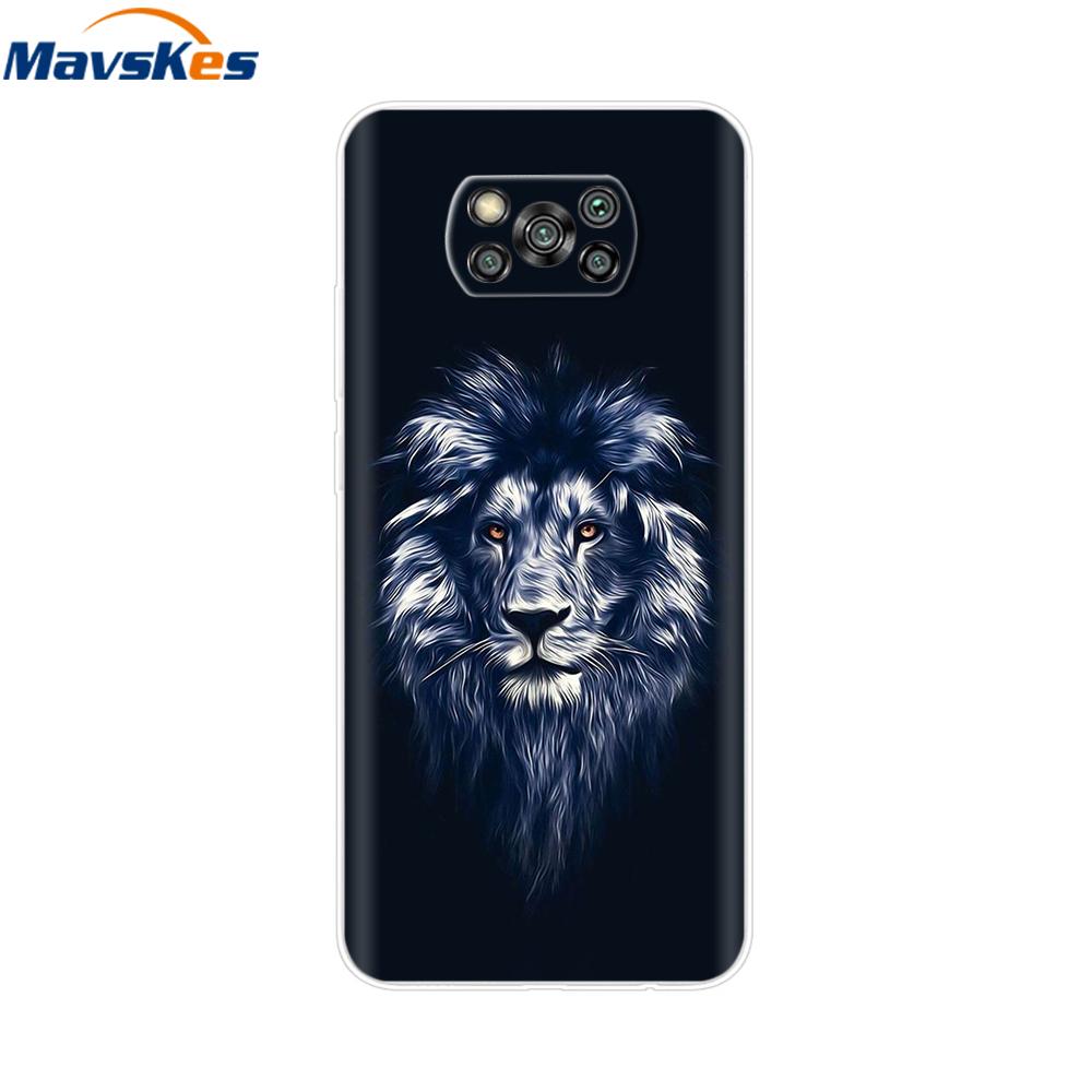 Pour Xiaomi POCO X3 Coque Pour Poco X3 Pro NFC Silicone Souple Arrière Pour Poco X3 POCOX3 X 3 NFC 6.67'' Fundas Coques Coque Pare-chocs
