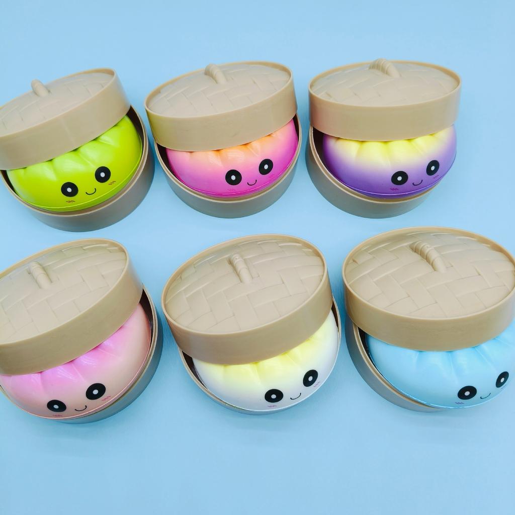 Decompression Bun Toy Pinch Music Stress Relieving Tool PU Squeezing Toy Ventilatory Tool