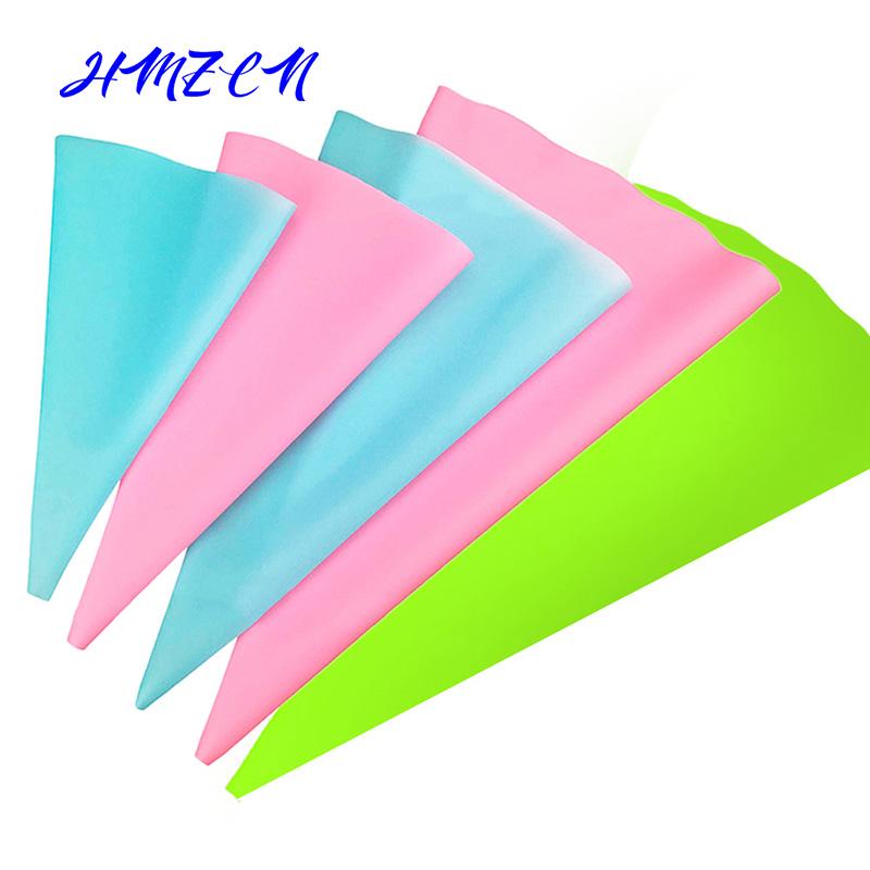 1pc Gadgets de cuisine Crème Pâtisserie Sac Accessoires de pâtisserie Bricolage Décoration de gâteau Qualité alimentaire Eva Poches à douille réutilisables
