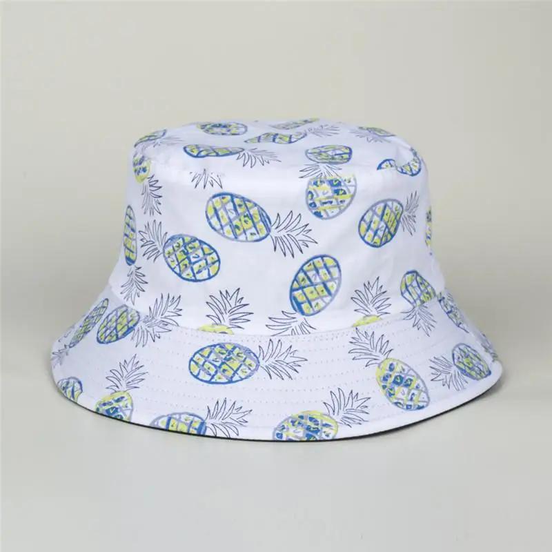 Spring and Summer Cotton Print Bucket Hat Fisherman Hat Outdoor Travel Sun Cap for Men and Women 284