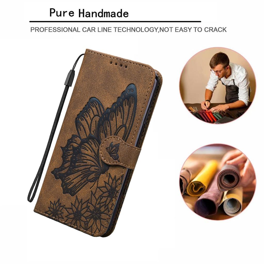 Wallet Case For Samsung Galaxy S22 S23 S24 S8 S9 S10 Plus S20 S21 FE Note 20 Ultra Luxury Leather Flip Holder Stand Phone Cover