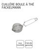 Boule à thé type pince à thé en inox 18,5 cm Fackelmann