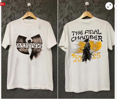 NEU!!! Clan The Final Chamber Wu Tang Forever Tour 2025 T-Shirt Nachdruck