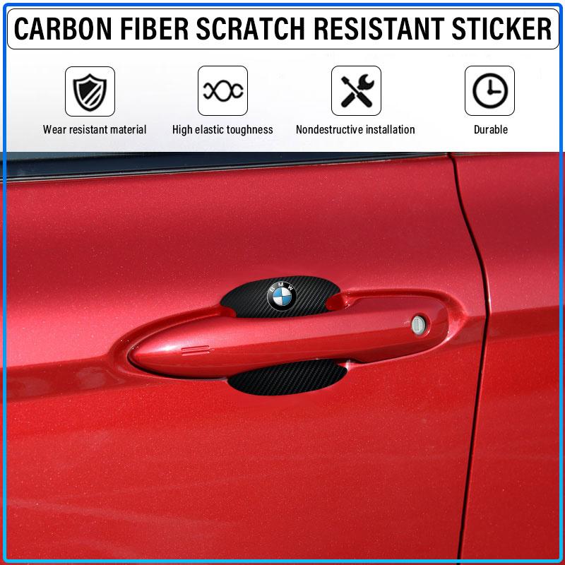 4 Stück Auto Türgriff Schutz Aufkleber Emblem Auto Dekoration Styling Für BMW M Performance 1 3 5 7 Serie M3 M4 M5 M6 X1 X3 X5 X6 X7 E30 E34 E36 E39