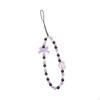 Beaded Phone Lanyard Cute Bracelet Keychain Bag Pendant Decoration Wrist Strap