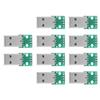 10Pcs USB Type A Male Plug To DIP Adapter Board 4 Pin 2.54mm Pitch