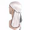 Silky Long Tail Durag Pirate Hat, Unisex Turban Headwrap, Fashion Hair Accessory for Men Women