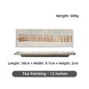 Japanese sushi plate Rectangle ceramic strip vegetable plate Dim sum Western food Sushi fish Dim sum Tableware dumpling tray