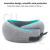Flypute med oppbevaringspose Slow Rebound Myk kjøling 360 graders beskyttelse livmorhalsstøtte Minneskum U-formet reisepute Trip Supply