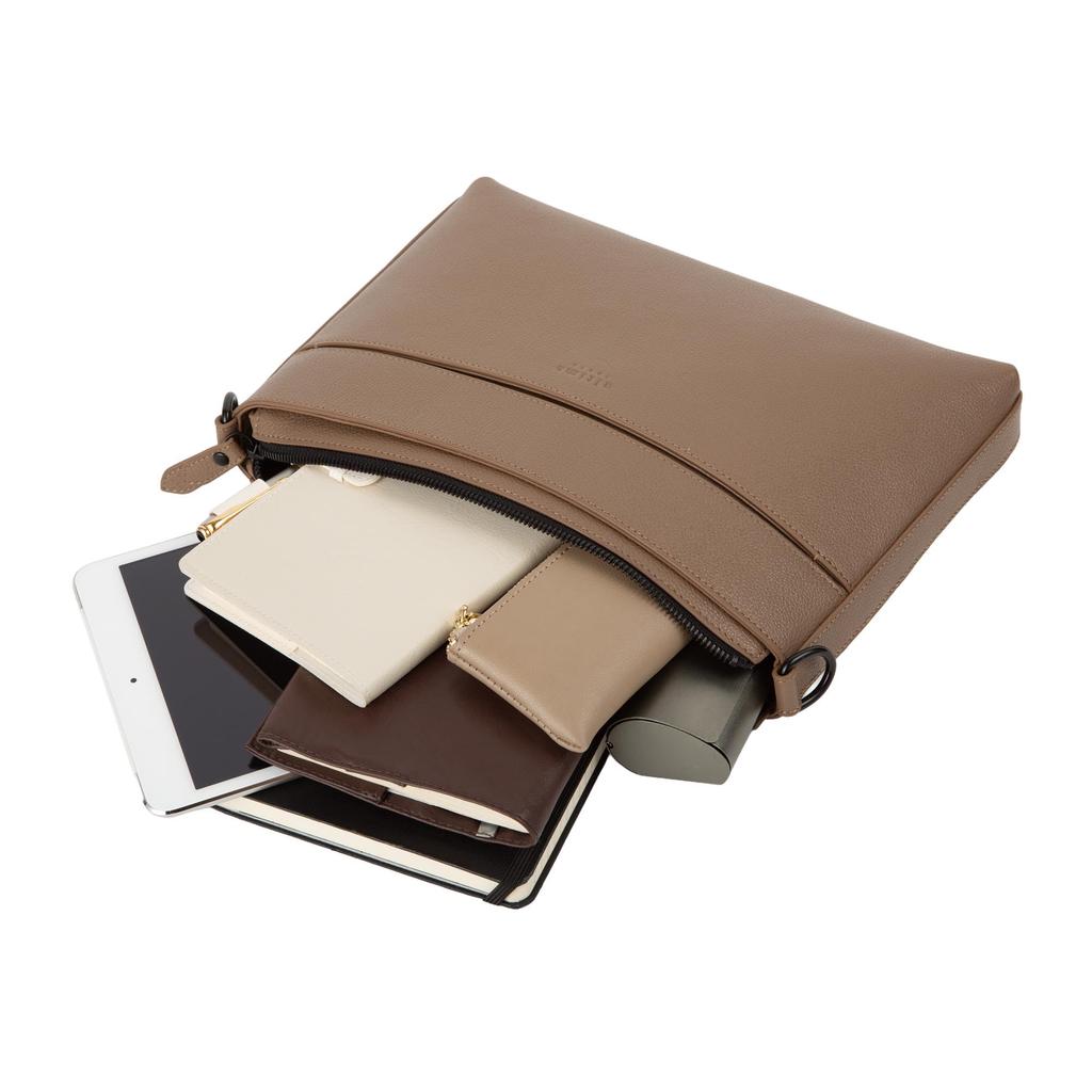 Ace Leather Cowhide Shoulder BagClutch Bag, 2-Way, Simple, Recent, No. 17973