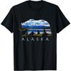 Alaskan Bear with Lake & Mountain Souvenir T-Shirt