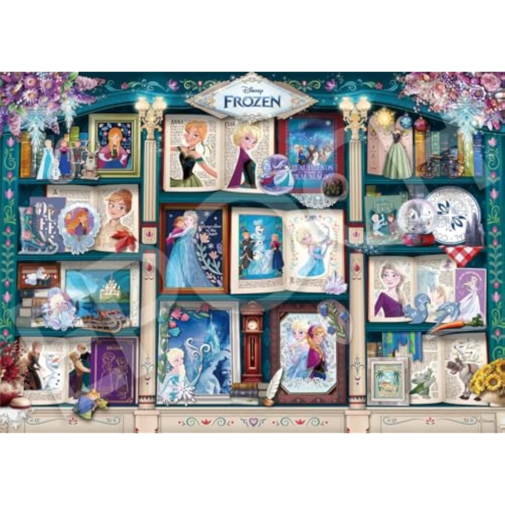 Epoch 500 Piece Jigsaw Puzzle Disney Puzzle Decoration Collage Bookshelf/Frozen (Bookshelf/Frozen...