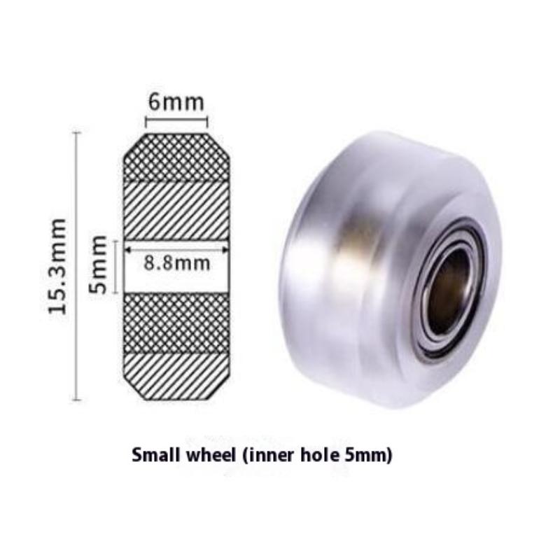 1Pc CNC Plastic POM Wheel With Bearing Idler V-Slot Aluminum Profile Perlin Pulley Big Small For 3D Printer Ender3 V2