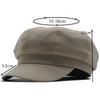 Spring And Summer Simple And Versatile Temperament Satin Octagonal Hat Female Retro Student Hat Travel Sun Protection Beach Visor Hat