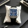 Square Quartz Men'S Watch Stylish And Simple Digital Disc Business Sports Wind Silicone Band Watch