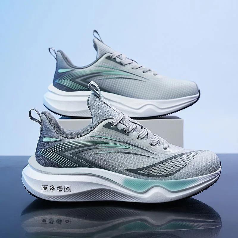 Neue Laufschuhe Sommer Tenis Masculino Neue Fitness Test Mittelschüler Bounce Dämpfung Sneaker Herrenschuhe