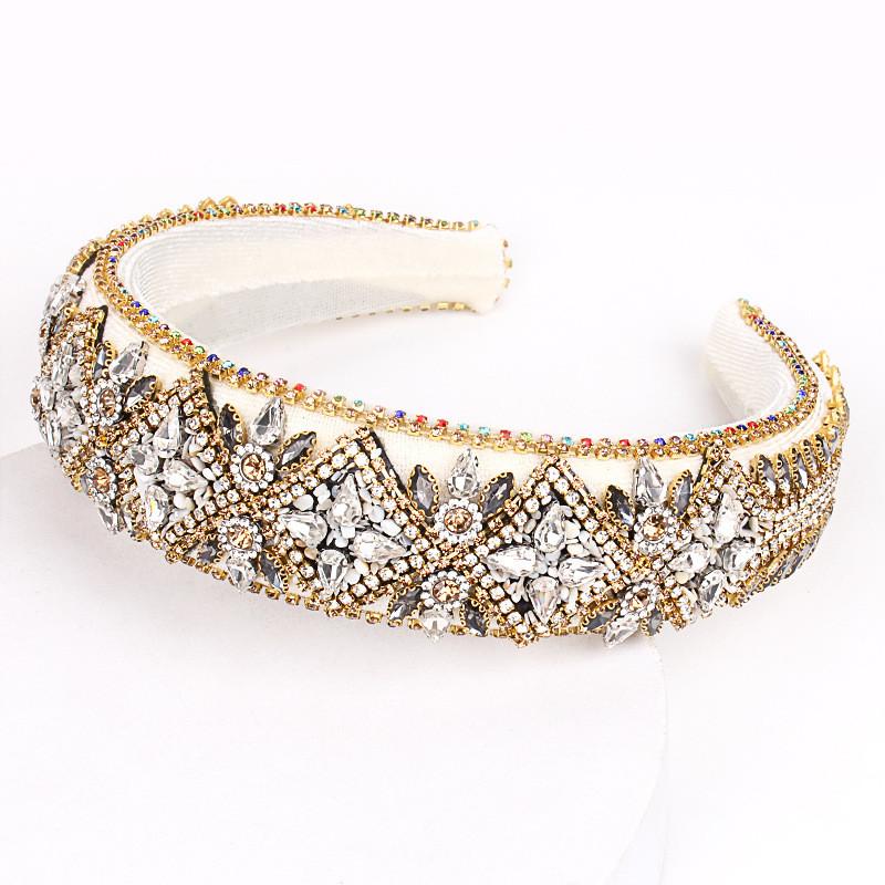 Diadema Barocco Vintage in Cristallo con Design Artigianale per Acconciature Eleganti