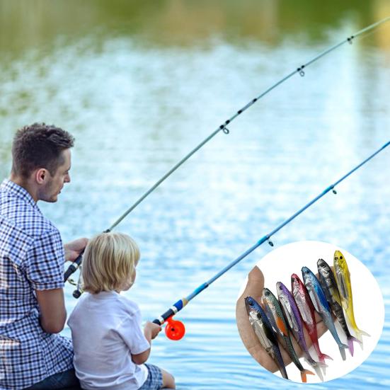 12CM/9G Soft Fishing Lure Realistic Lightweight Colorful Bionic Artificial Bait Freshwater Saltwater Bass