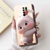 For Xiaomi Redmi 9 Case Cute Cartoon Rabbit Cat Soft Silicone Cover For Redmi 9 M2004J19AG M2004J19G Bumper Phone Case Funda