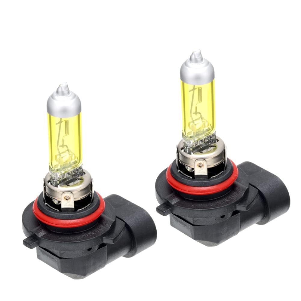 Базовые галогенные фары и противотуманные фары IPF для HB3 и 2450K Комплект для техосмотра Высокоустойчивые к и Плохим M s Автомобили, HB4, Желтые, 12В, 2,