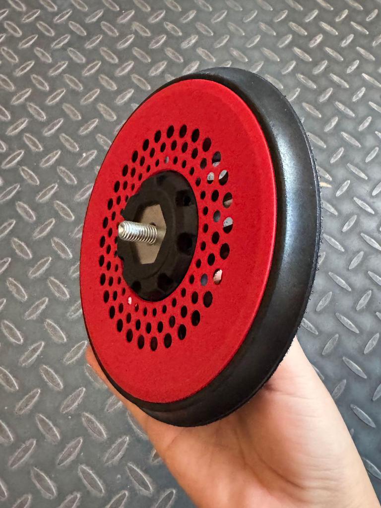 6-Inch Self-Adhesive Dry Grinder Tray & Polisher Base Plate for Car Sanding & Polishing