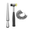 Adjustable Rubber Head Hammer for Finger Ring Sizing and Repair