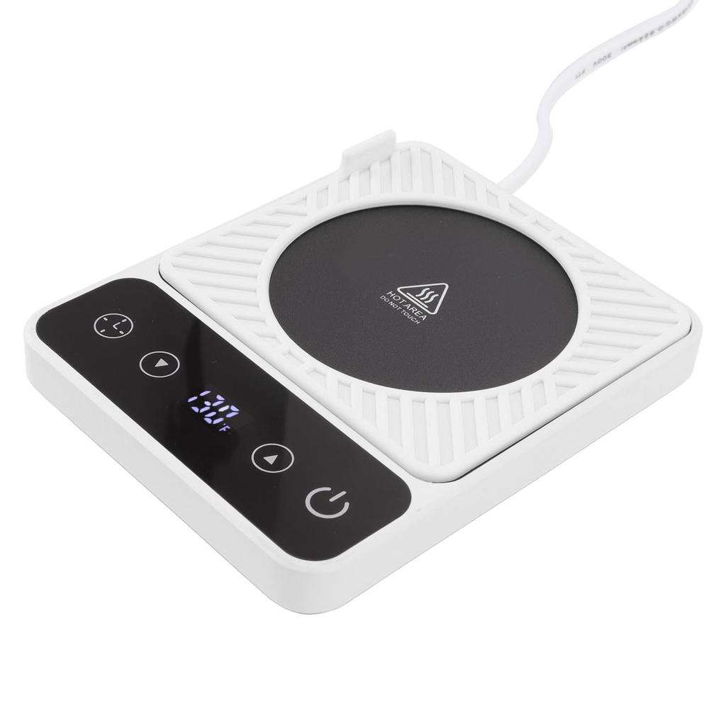 Electric Cup Warmer 9 Mode Constant Temperature Auto Stop Even Heating Desk Cup Warmer for Office