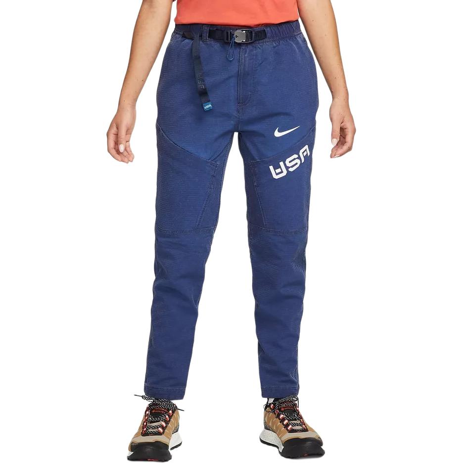 Nike Casual Pants Women's Blue Moderate Cuffed Pants DH1599-498