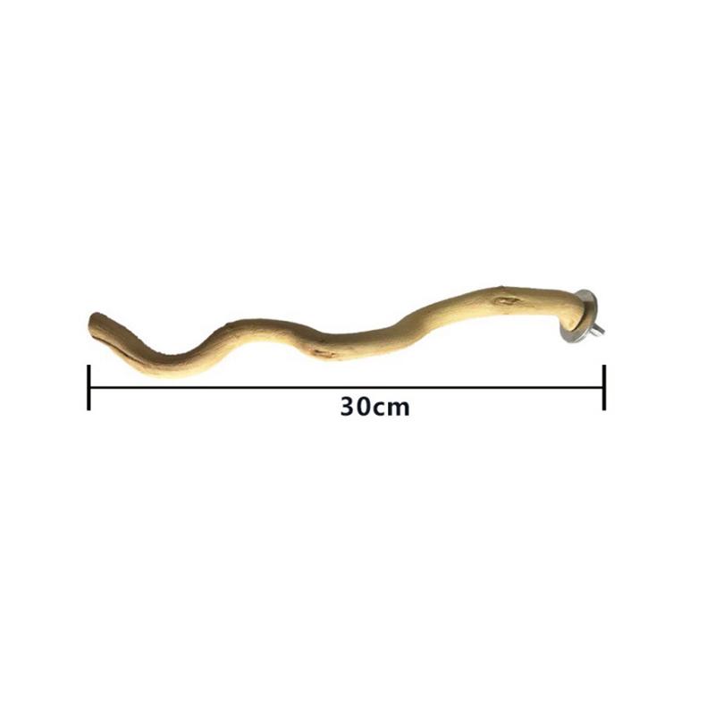 Parrot Perch Bird Stand Natural Tree Stick with Durable Fork Branch for Cage Grinding