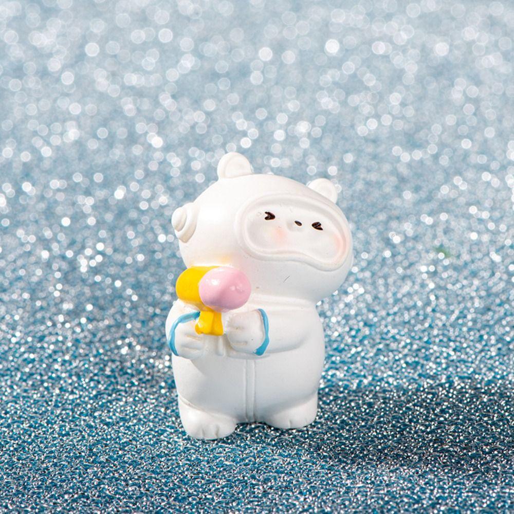 Творческий мультфильм Космический медведь Миниатюрная фигурка Милый астронавт Кукла — фото 9