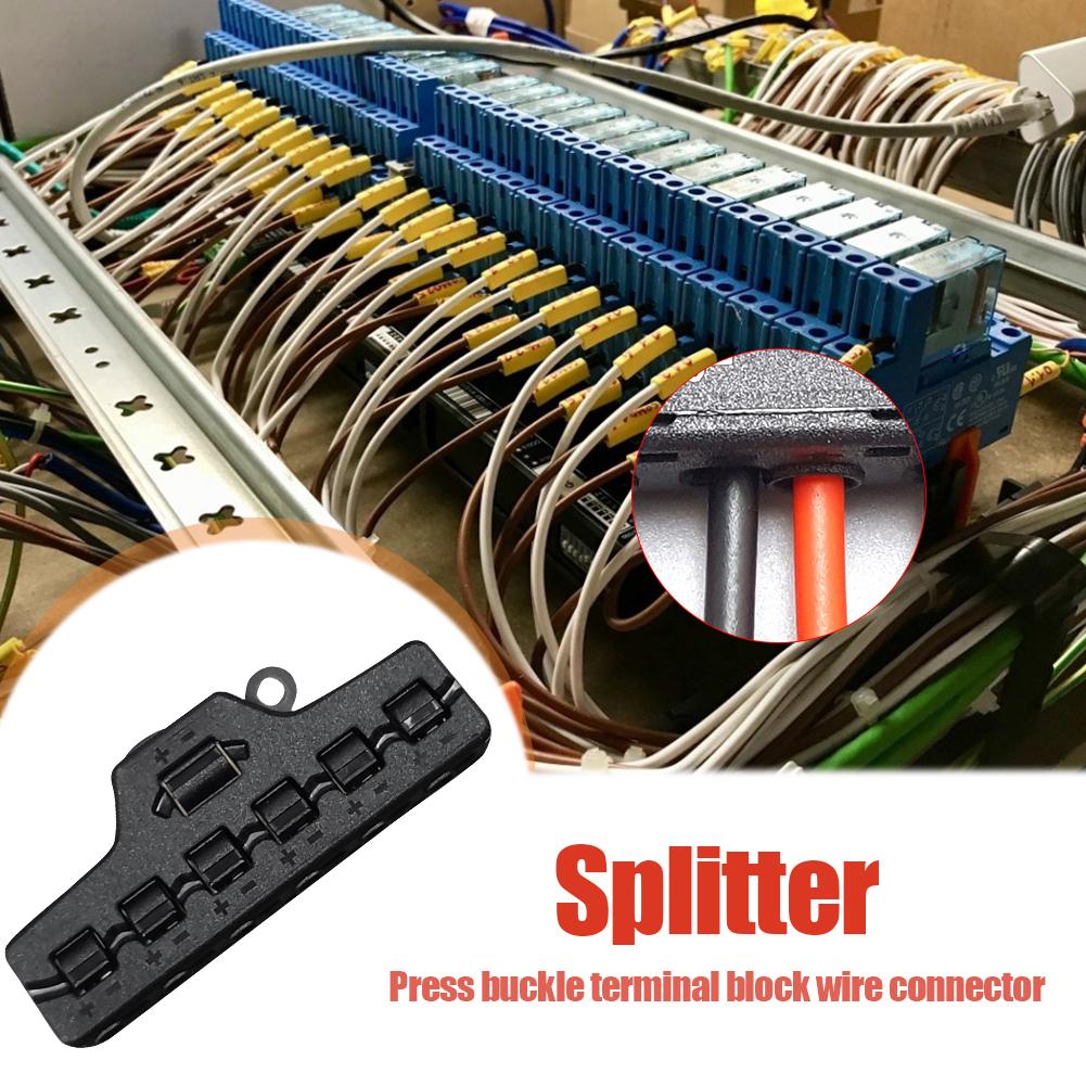 Wire Connector Distribution Fast Quick LED Lights Terminal Block Cable Splitter
