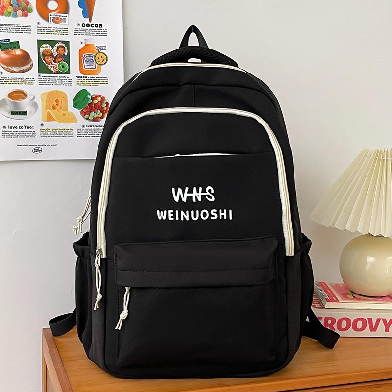 New Elementary School Schoolbag for Girls Junior High School Students Large Capacity Letter School Backpack Backpack