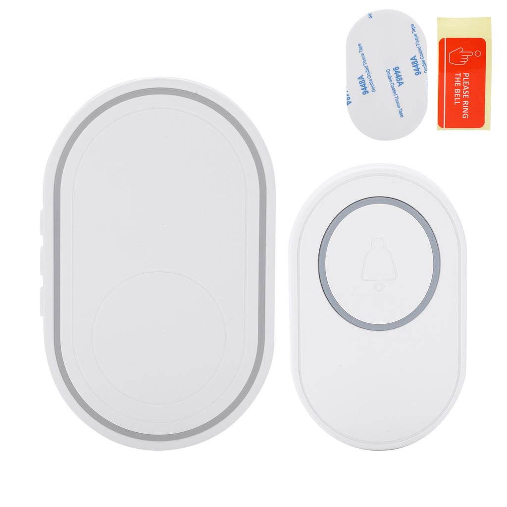 Smart Wireless Doorbell AntiDismantle 433MHz for Villas Warehouses Schools Factories