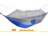 Outdoor Anti-Rollover Nylon Hammock with Mosquito Net - Single/Double Lightweight Parachute Cloth