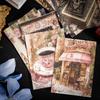 100pcs/lot Memo Pads Material Paper Wanderlust Time Collection Journal Scrapbooking Paper Card Background Decoration Paper