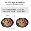 Per Fiat Abarth 695 595 500 competizione 124 Spider PUNTO panda 56mm Adesivi Emblema Centrale Ruota Auto Coprimozzo Decalcomania