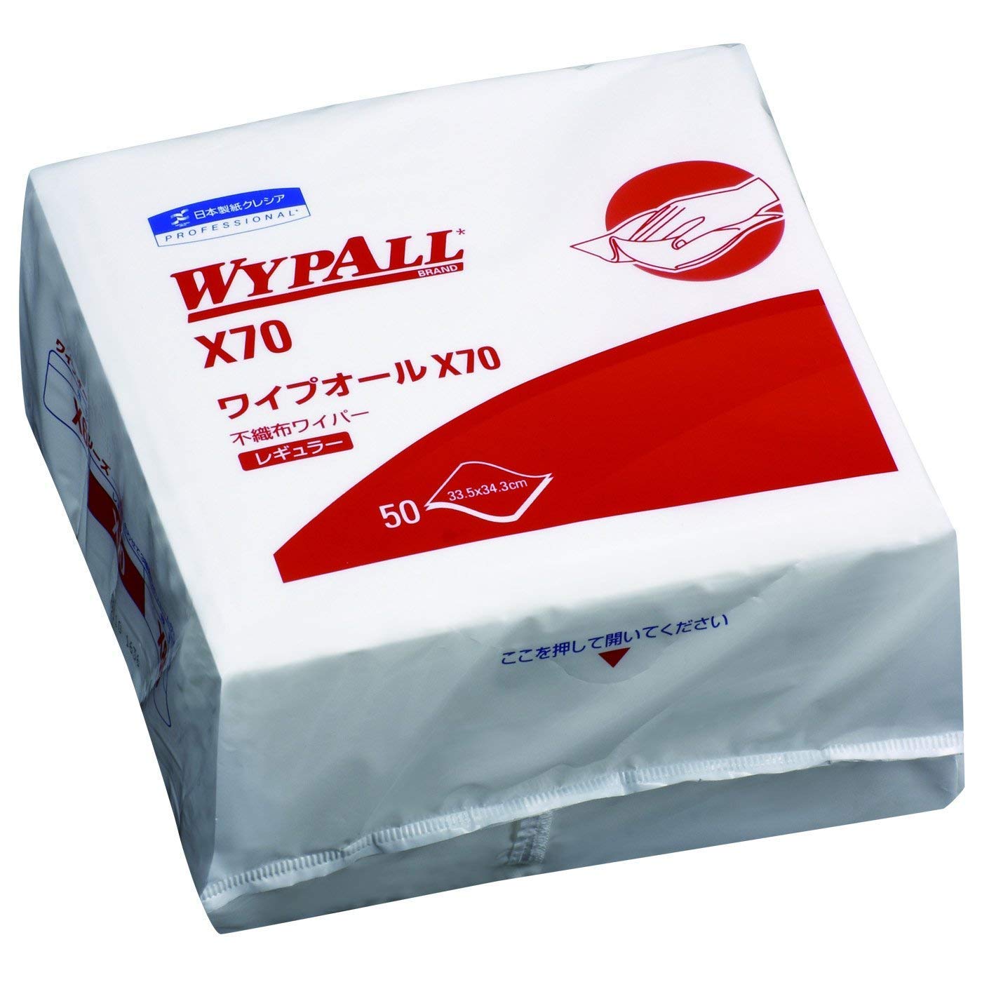 

Crecia Wipeall X70 60570 grade for home and nonwoven Save time on remove oil and disaster Clean range car and around [Professional use] Water-