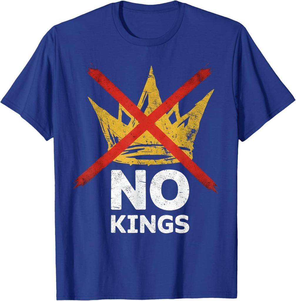 No King Vintage Freedom Democracy Message Unisex T-Shirt