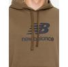 Толстовка New Balance Essentials Stacked Logo French Terry Hoodie
