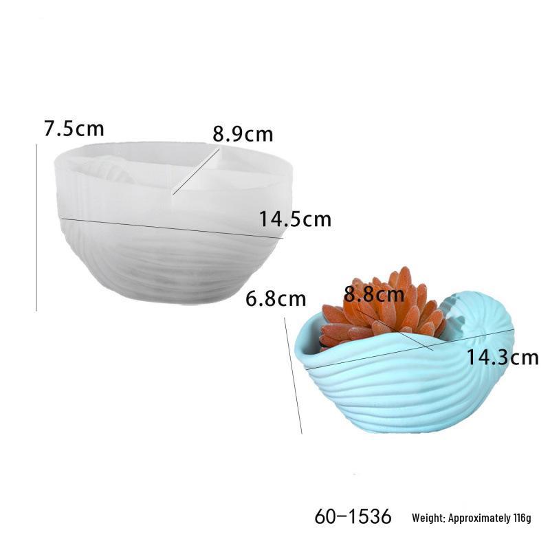 DIY Tiervasen-Serie: Schnecke, Eule, Muschel, Igel, Kugelfisch Sukkulenten Pflanzgefäß Epoxidharz Form