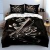 Gun Model Toy Set Props Bedding Set With 1 Duvet Cover 2 Pillowcases Single Double King Queen, Gift