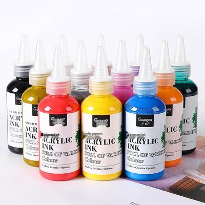 120ml Water-Based Acrylic Marker Ink Refill for Kids' Art & Doodling