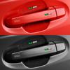 NADH5 8PCS Car Door Handle Cup Protector Stickers Protection Film Accessories For Skoda VRS Fabia Rapid Superb Octavia Kodiaq Scala A5