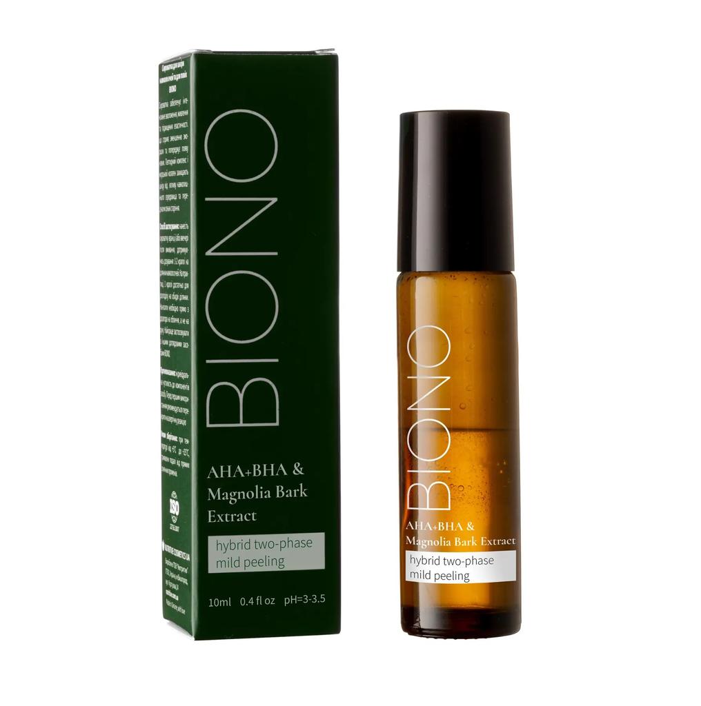 Hybrid Two-phase Peeling of Mild Action AHA + BHA and Magnolia Extract Biono 10 Ml