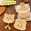 Kawaii Cartoon Butter Bear Brooch Pendant Versatile Backpack Decoration Cute Little Bear  Jewelry Accessories Gifts