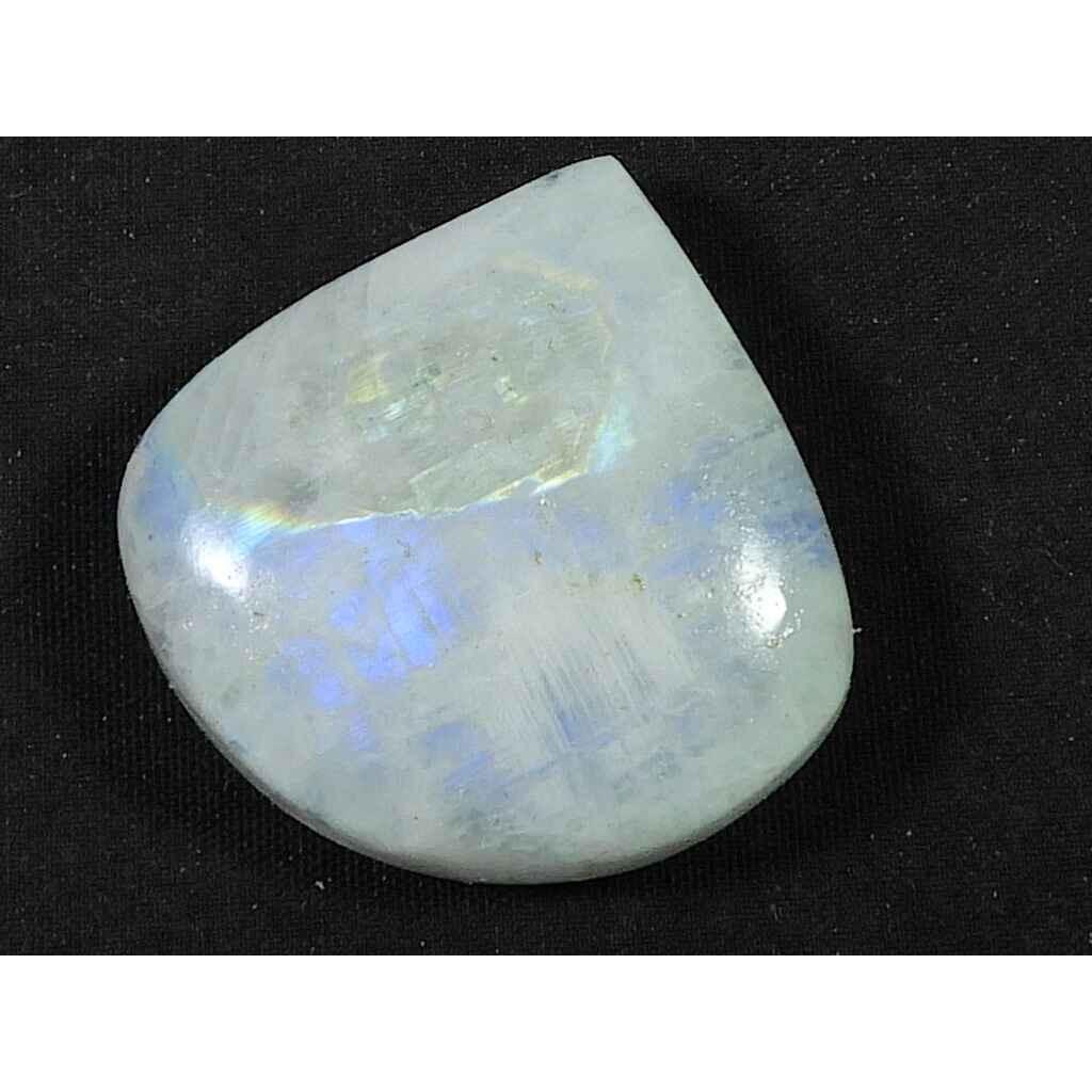 AAA Natural Rainbow Moonstone Pear Cabochon Loose Loose Gemstone 27X27X8MM SK-1791