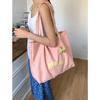 Foreign Trade Original Canvas Bag Female Large Capacity Versatile Simple Single Shoulder Shopping Bag College Student Tote Bag