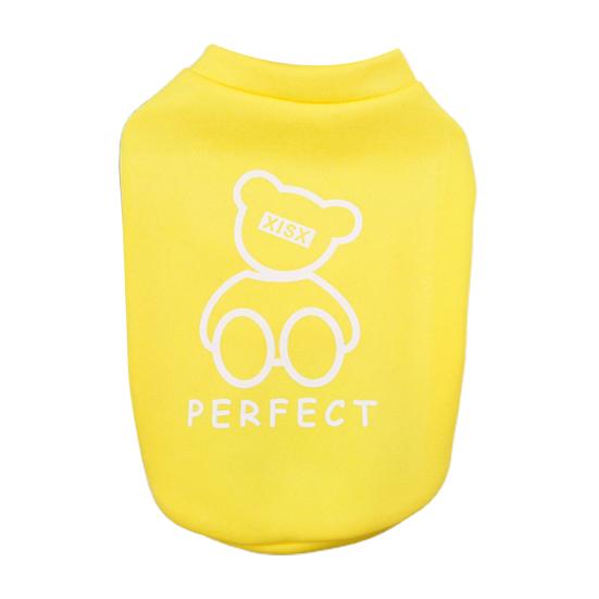 Pet T-shirt Comfortable Printing Soft Washable Durable Keep Warm Polyester Little Bear Appearance Pet