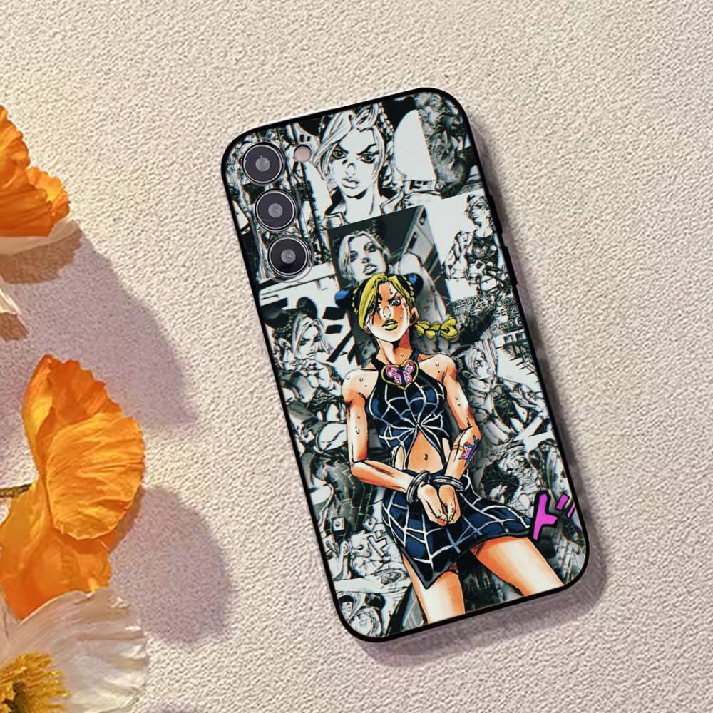 Anime J-JOJO Cool Cujoh Jolyne Phone Case Silicone Soft For Samsung Galaxy A73,A72,A71,A70,A53,A52,A51